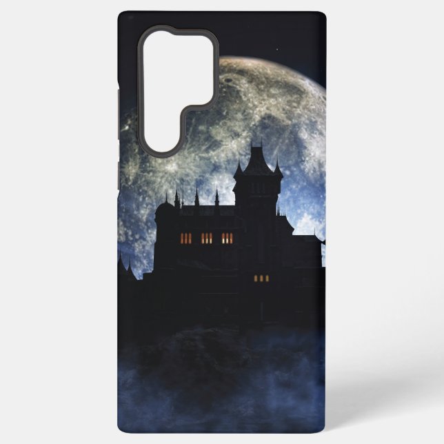 Fantasy castle during night samsung galaxy s22 ultra case (Back)
