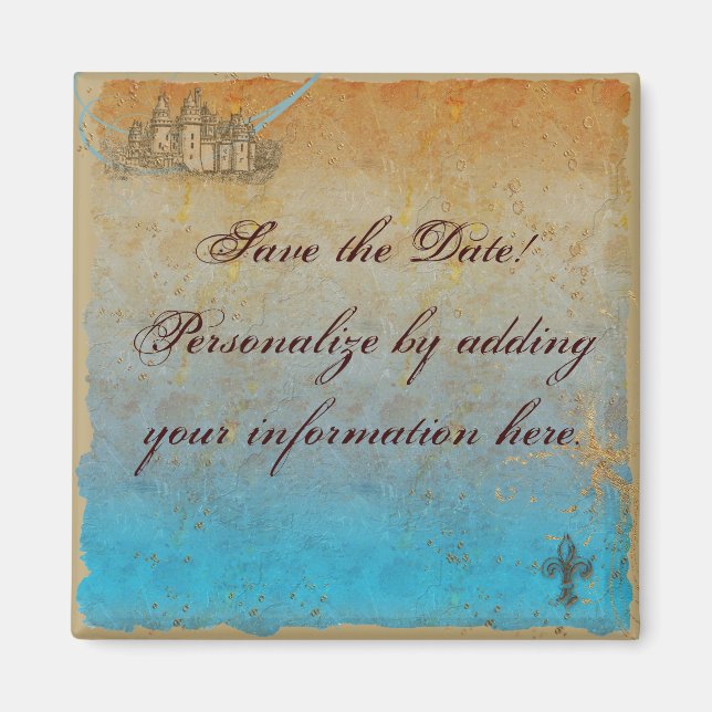 Fantasy Castle Fairy Tale Magnet (Front)
