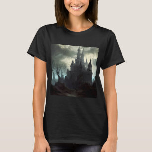 Fantasy Castle Frightening Landscape 2 T-Shirt