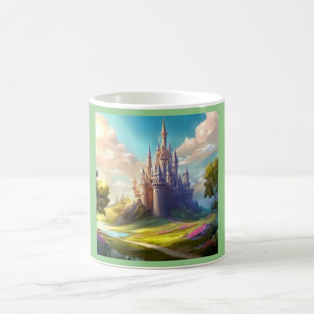 Fantasy Castle Happy Landscape 2 Coffee Mug (Center)
