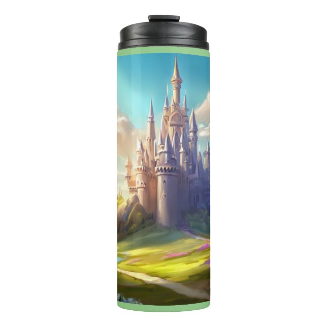 Fantasy Castle Happy Landscape 2 Thermal Tumbler (Front)