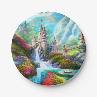 Fantasy Castle Paper Plate