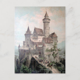 Fantasy Castle Postcard