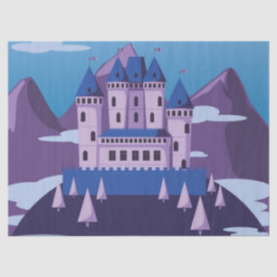 fantasy castle tissue paper