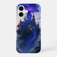 Fantasy Castle with Glowing Purple Flower – Magica
