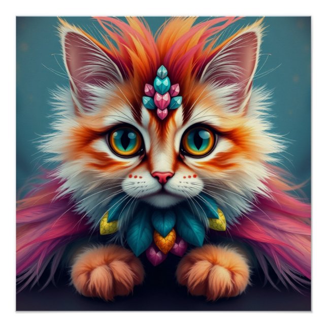 Fantasy Cat Poster (Front)