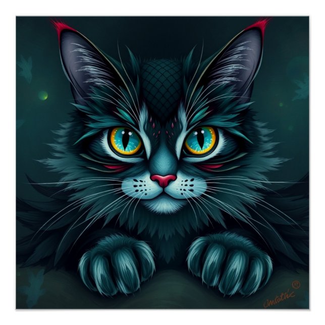 Fantasy Cat Poster (Front)