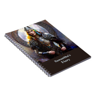 Fantasy Celtic Warrior Queen Notebook
