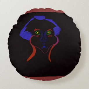 Fantasy Character Art Round Cushion