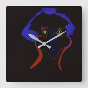 Fantasy Character Art Square Wall Clock