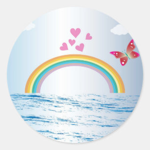 fantasy classic round sticker