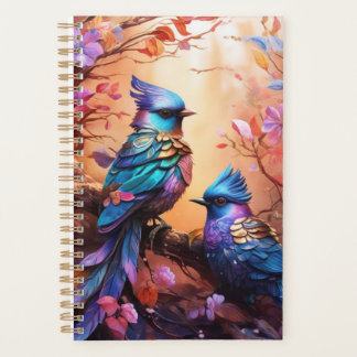 Fantasy Colorful Bird Planner