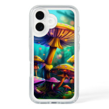Fantasy Colourful Mushrooms iPhone Case