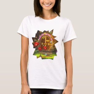 Fantasy Colourful T-Shirt with Doors Open Close