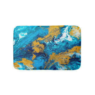 Fantasy Colours: Artistic Abstract Background. Bath Mat