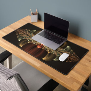 Fantasy Construction Shiny Abstract Fractal Art Desk Mat