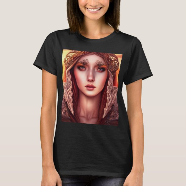 Fantasy creature good witch PRINCESS T-Shirt (Front)