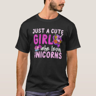 Fantasy Creature Lover Girls Women Magical Unicorn T-Shirt
