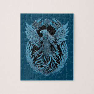 Fantasy Creature   Mediaeval Eagle Jigsaw Puzzle