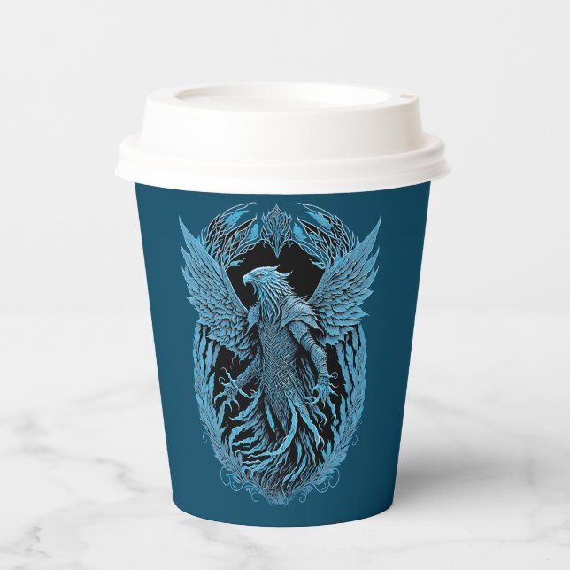 Fantasy Creature | Mediaeval Eagle Paper Cups (Front)
