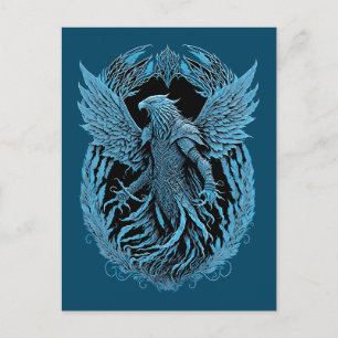 Fantasy Creature Mediaeval Eagle Postcard