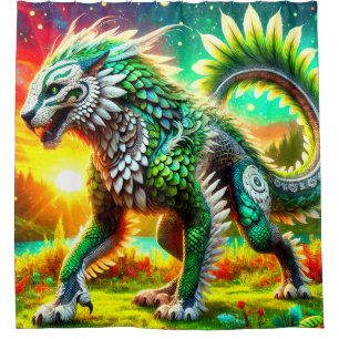 Fantasy Creature Shower Curtain