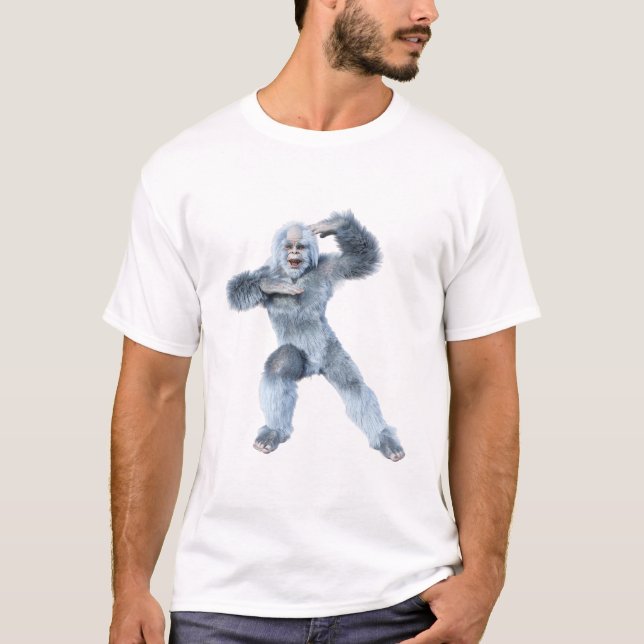 Fantasy Creature Yeti T-Shirt (Front)