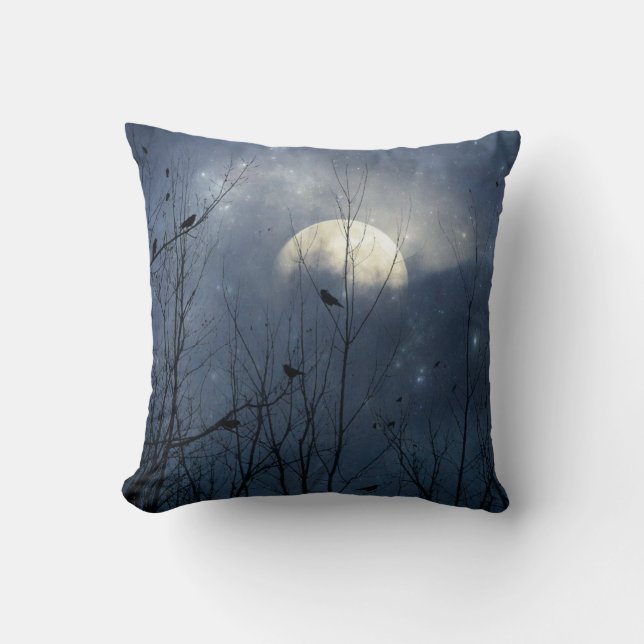 Fantasy Crows Cushion (Front)