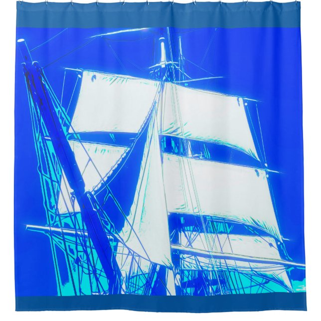 Fantasy Cruise Shower Curtain (Front)