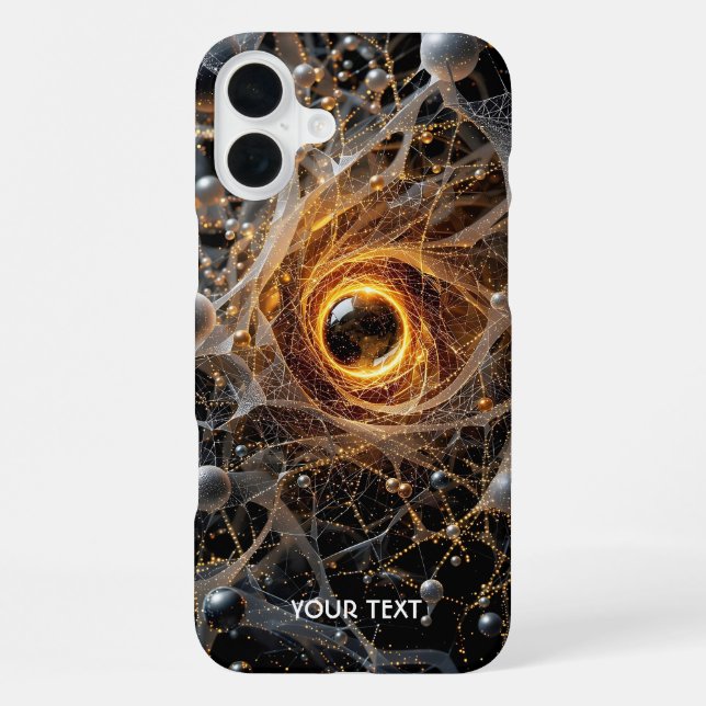 Fantasy Cute Abstract Space Scene iPhone Case (Back)