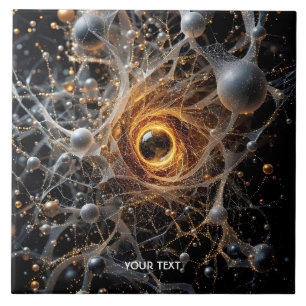 Fantasy Cute Abstract Space Scene Tile