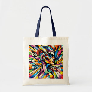 Fantasy Cute Abstract Surreal Woman Tote Bag