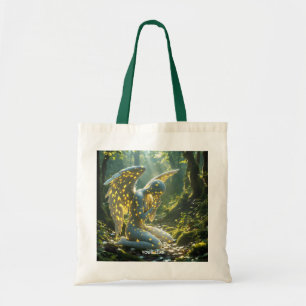 Fantasy Cute Angelic Figure Puzzle Tote Bag