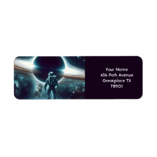 Fantasy Cute Astronaut Black Hole