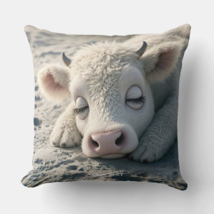 Fantasy Cute Baby Cow Sleeping Cushion