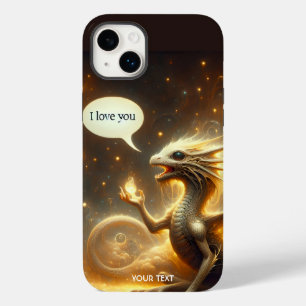 Fantasy Cute Baby Dragon Love Case-Mate iPhone 14 Plus Case