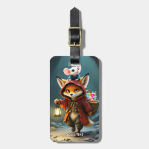 Fantasy Cute Baby Fox Mouse Luggage Tag