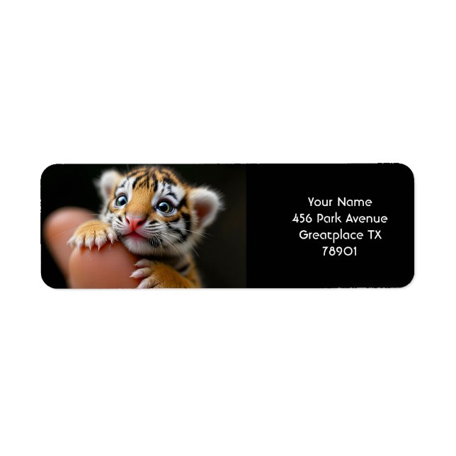 Fantasy Cute Baby Tiger Finger (Front)