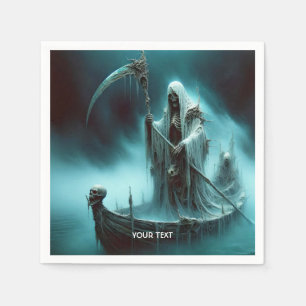 Fantasy Cute Boat Strange Figure Napkin