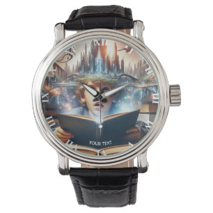 Fantasy Cute Boy City Book Watch