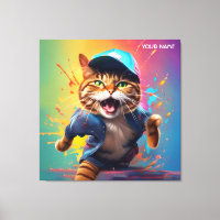 Fantasy Cute Cat Dancing Hip-pop
