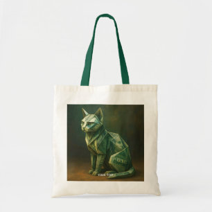 Fantasy Cute Cat Money Origami Tote Bag