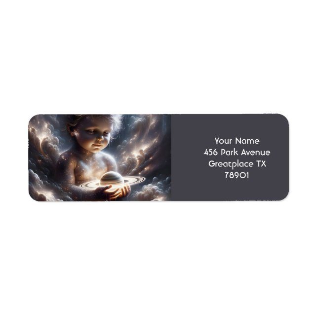 Fantasy Cute Child Space Stars (Front)