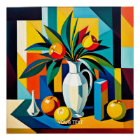 Fantasy Cute Cubist Still Life