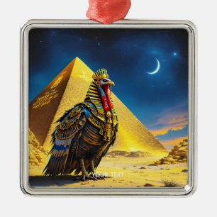 Fantasy Cute Desert Pharaoh Turkey Metal Tree Decoration