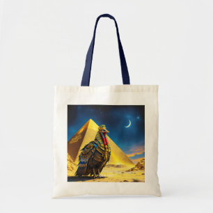 Fantasy Cute Desert Pharaoh Turkey Tote Bag