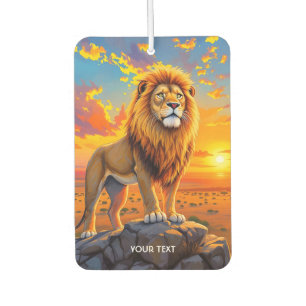 Fantasy Cute Desert Rock Lion Car Air Freshener