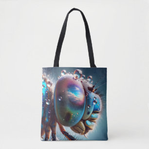 Fantasy Cute Dragonfly Macro Photo Tote Bag