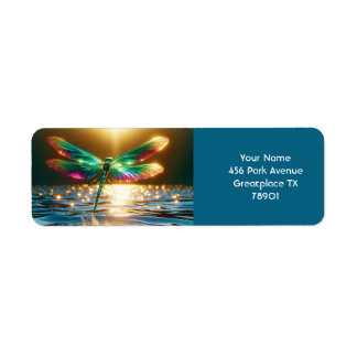 Fantasy Cute Dragonfly Water Reflection