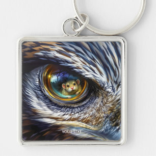 Fantasy Cute Eagle Eyes Mouse Key Ring
